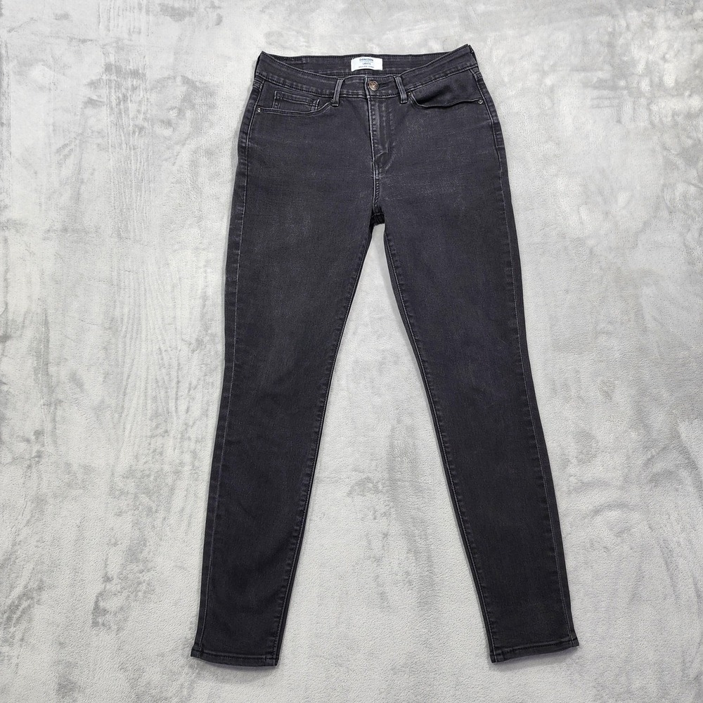 DENIZEN From Levi's Jeans Womens 10 Black High Rise Skinny Slim Leg Casual